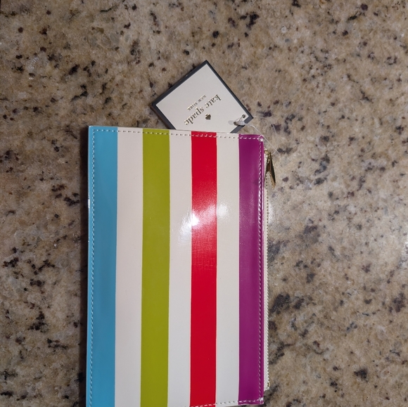 Kate Spade Multicolor Striped Pouch - Picture 2 of 3